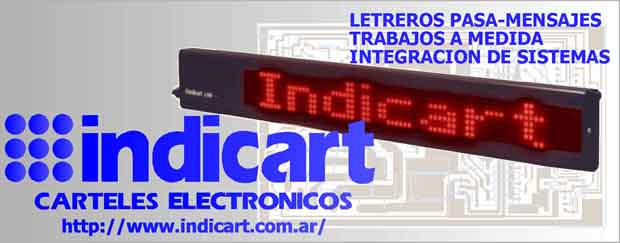 Letreros electronicos Indicart