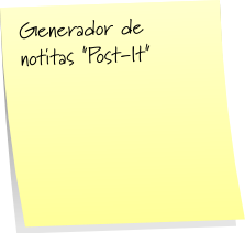 Cliqueá para ir al widget. Generador de .